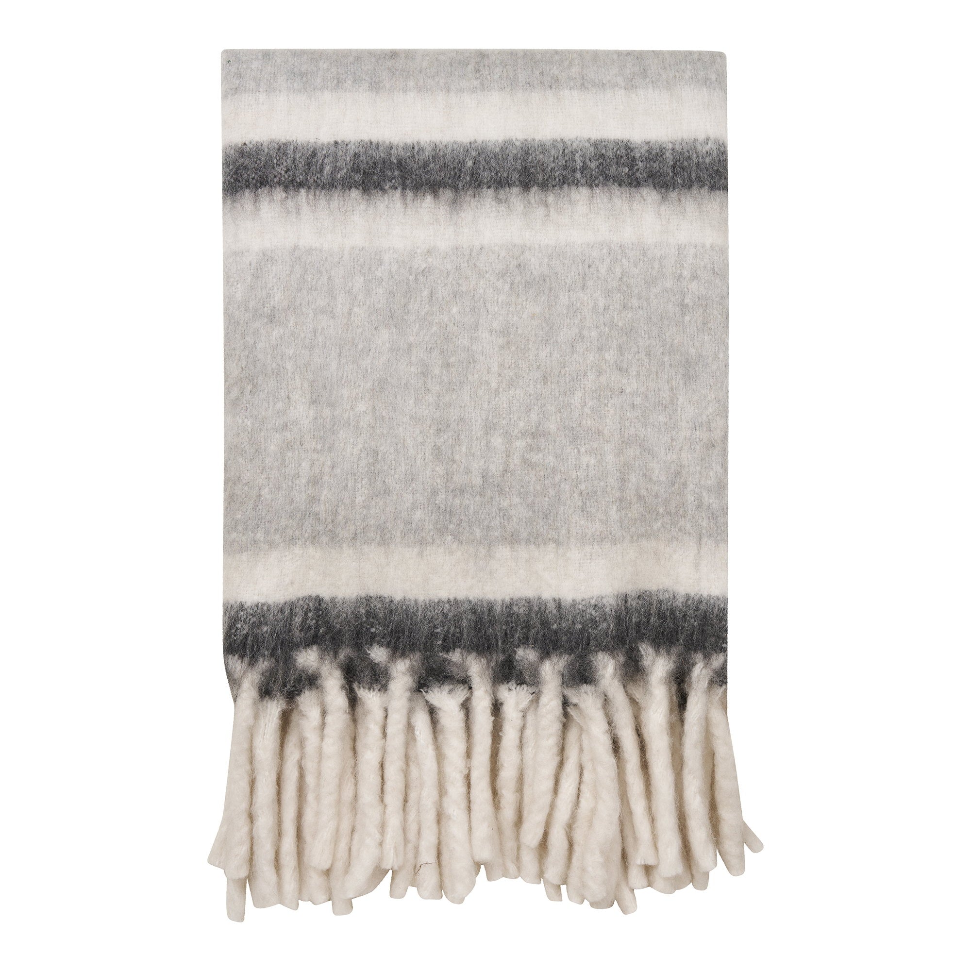 Carmel Plaid — Grey / White