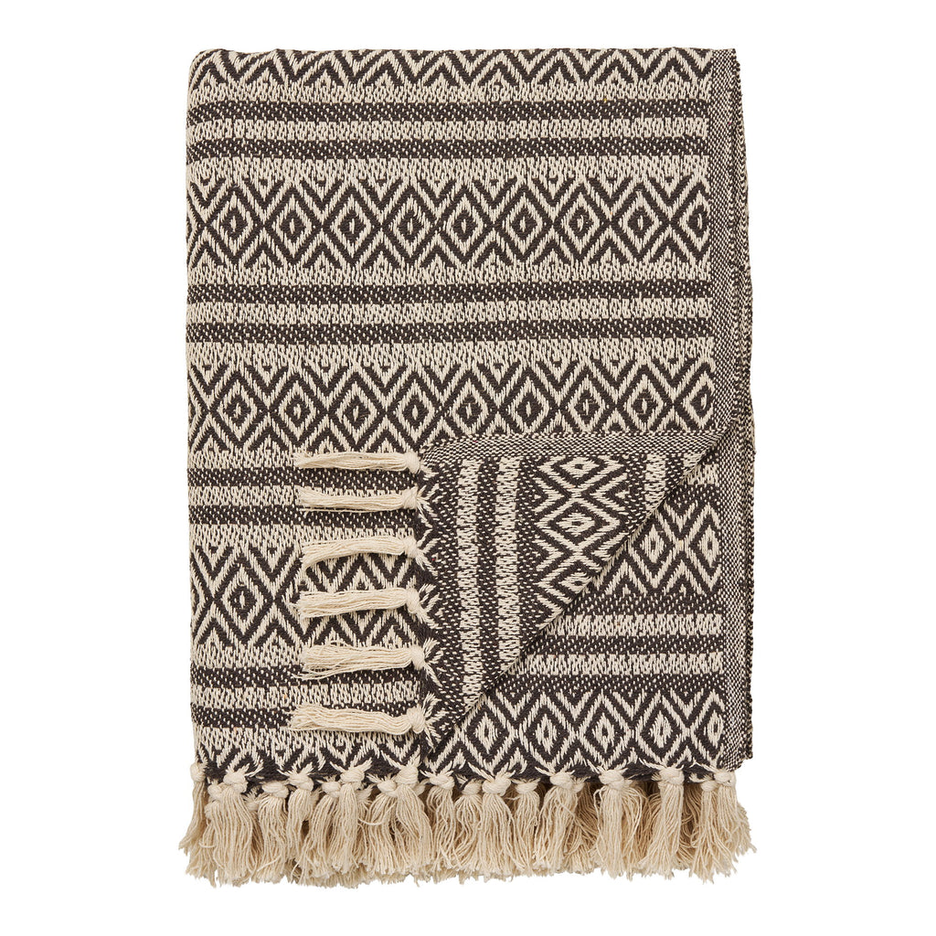 Adana Plaid - Plaid, brown 130x180 cm