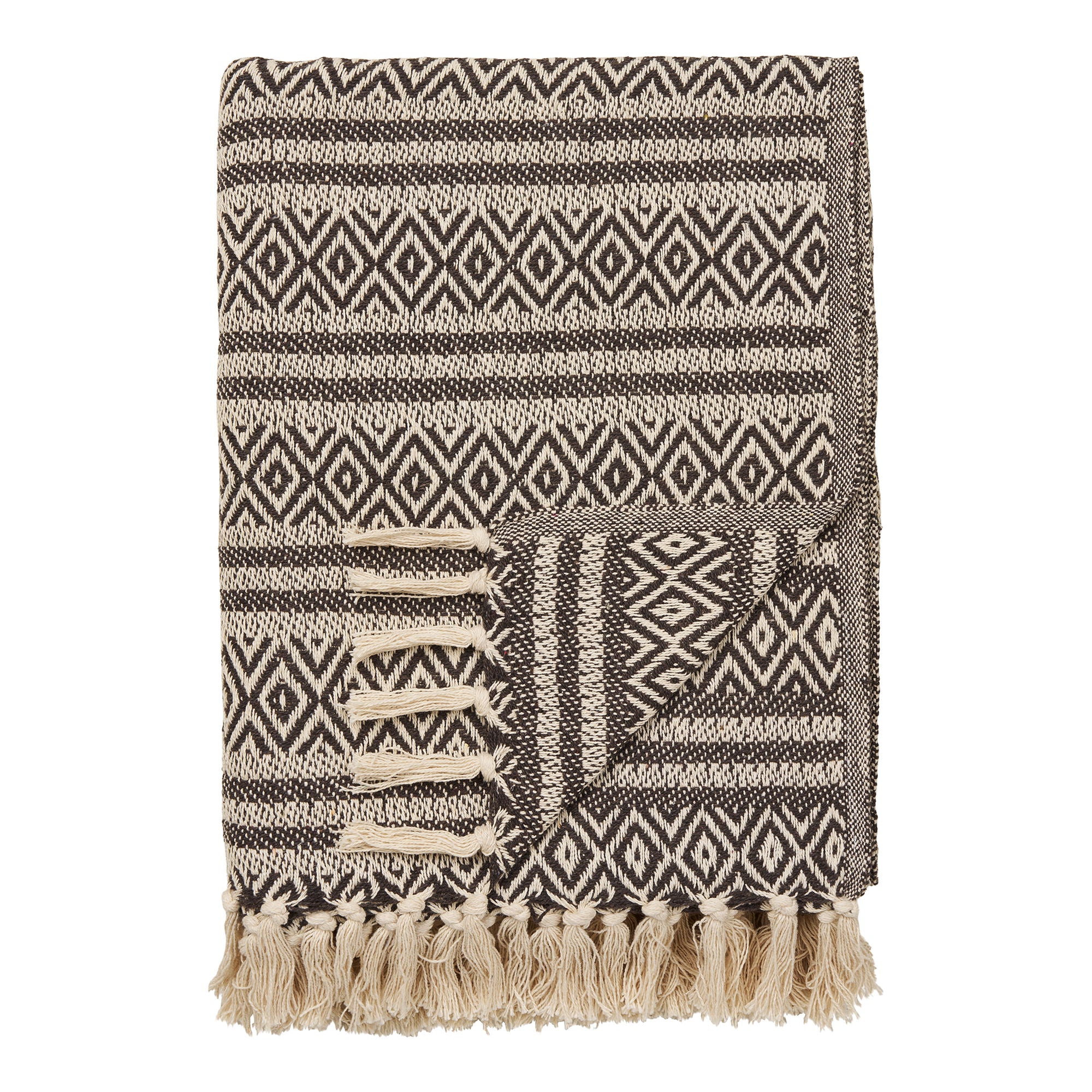 Adana Plaid - Plaid, brown 130x180 cm