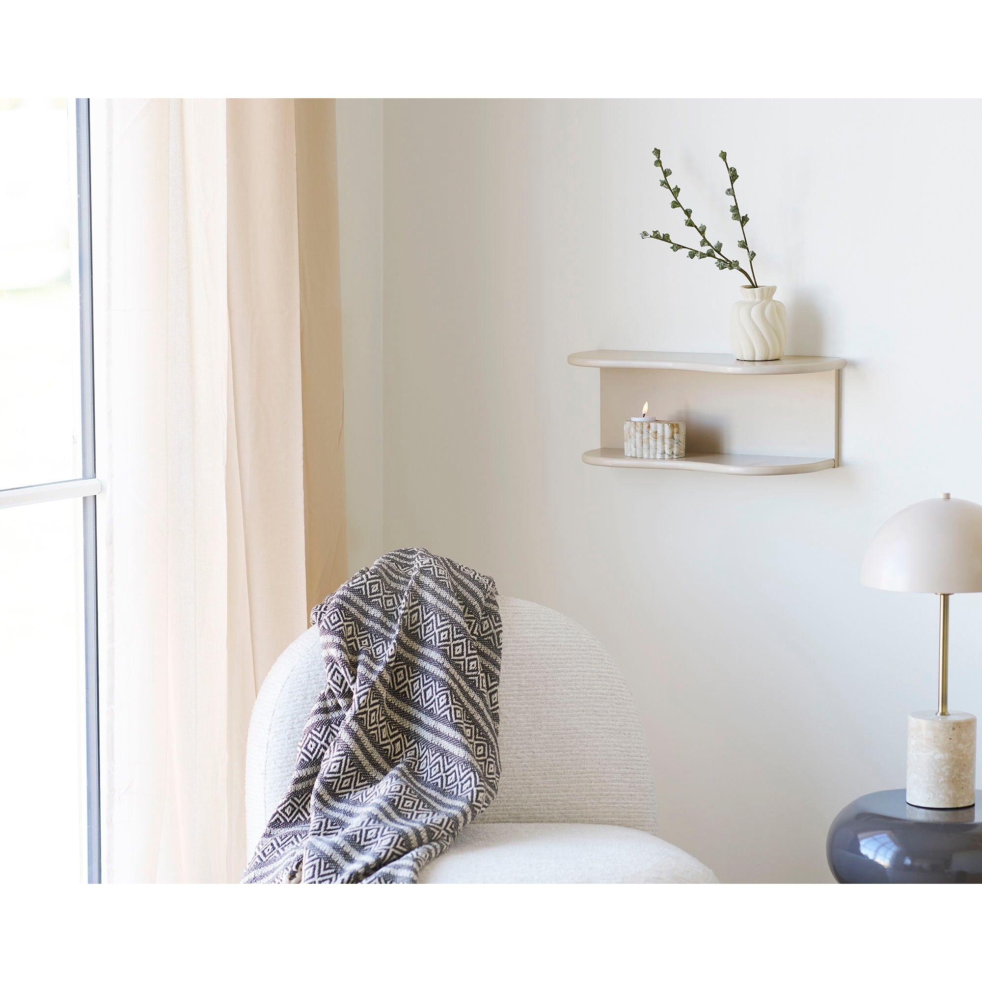 Adana Plaid - Plaid, brown 130x180 cm