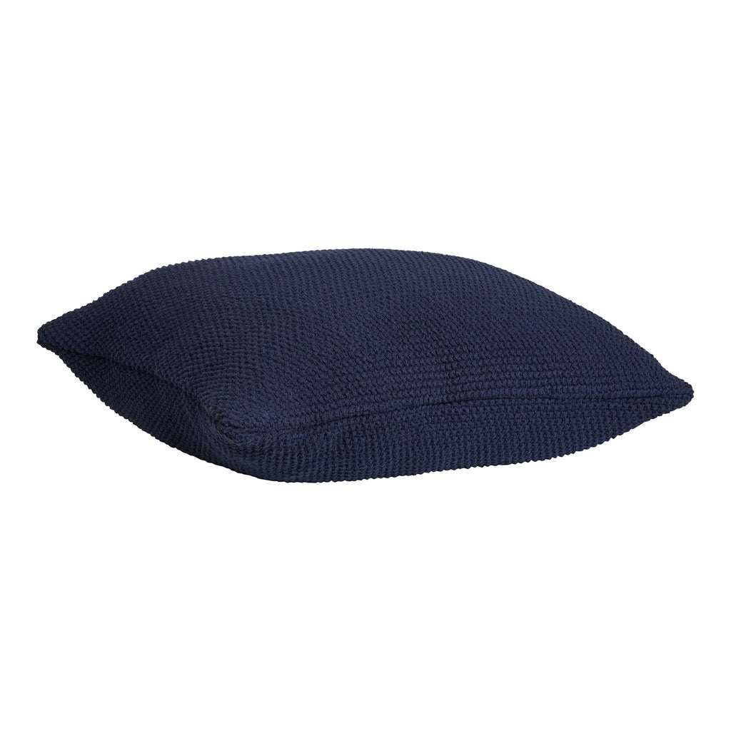 Santos Cushion - Cushion, recycled cotton, dark blue 45x45 cm