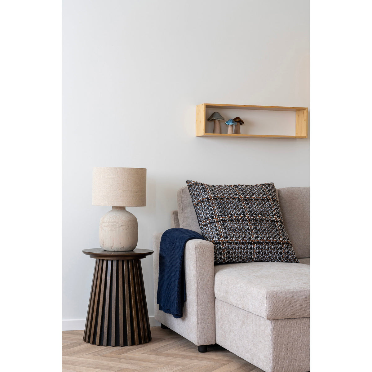 Santos Cushion — Dark Blue