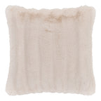 Galena Cushion - Cushion, artificial fur, white 45x45 cm