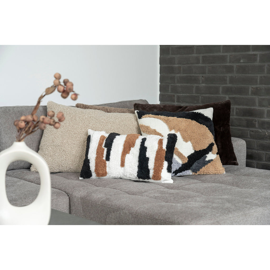 Tavira Cushion — Grey-brown