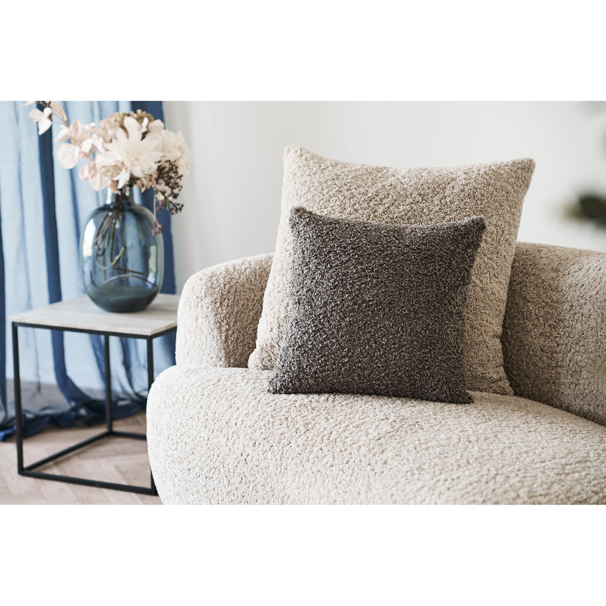 Tavira Cushion — Dark Grey