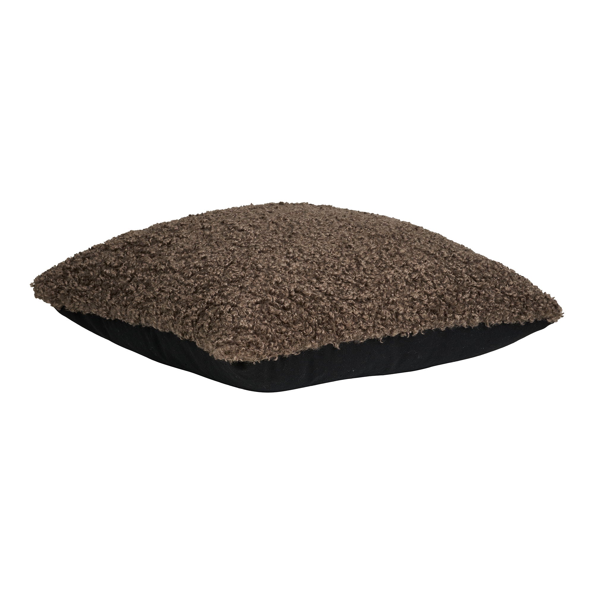 Tavira Cushion - Cushion, bouclé, dark grey 45x45 cm