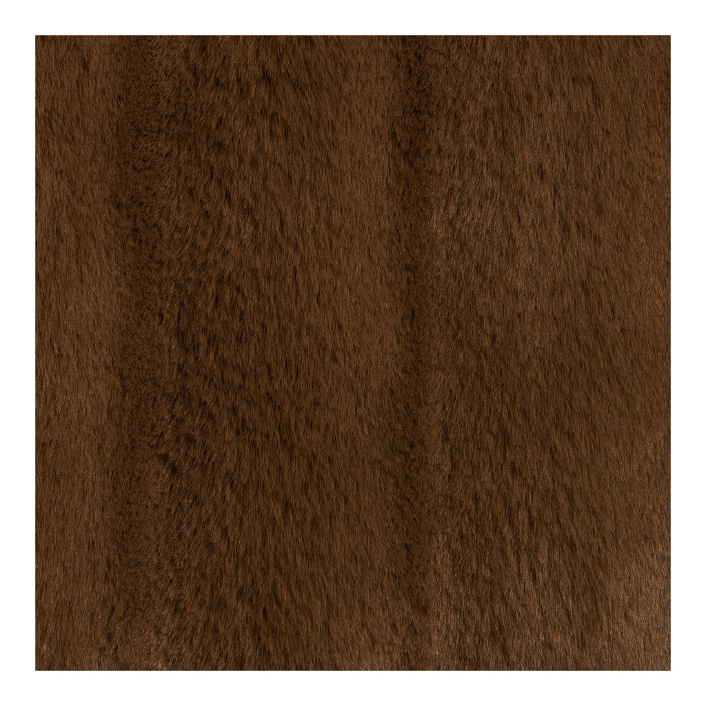 Galena Cushion - Cushion, artificial fur, brown 45x45 cm