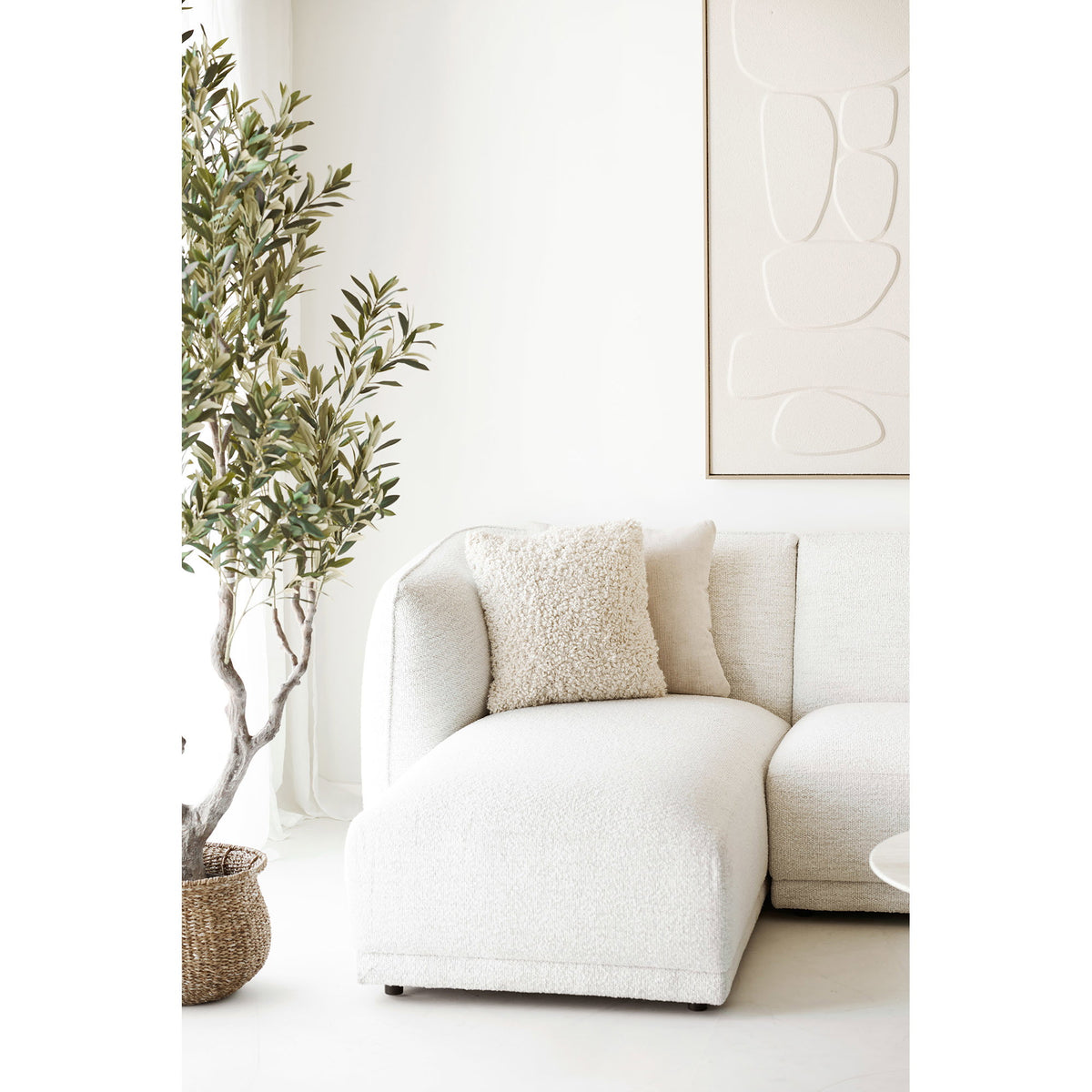 Leros Cushion — Beige