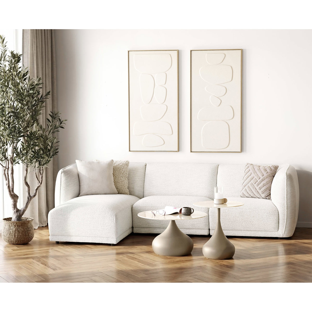 Leros Cushion — Beige