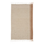 Almora Plaid — Beige / Golden Orange