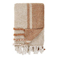 Almora Plaid — Beige / Golden Orange