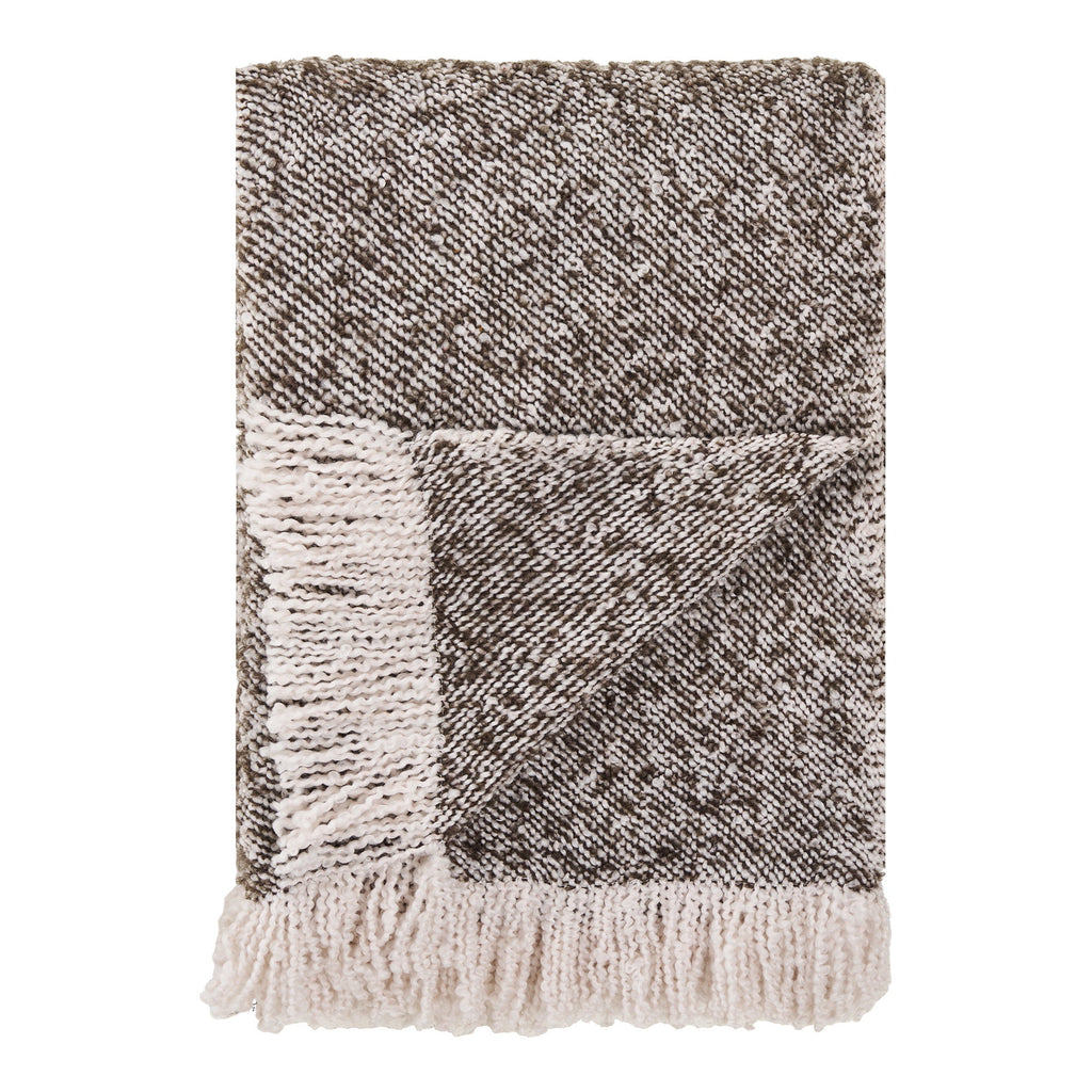 Sira Plaid — Beige / Brown