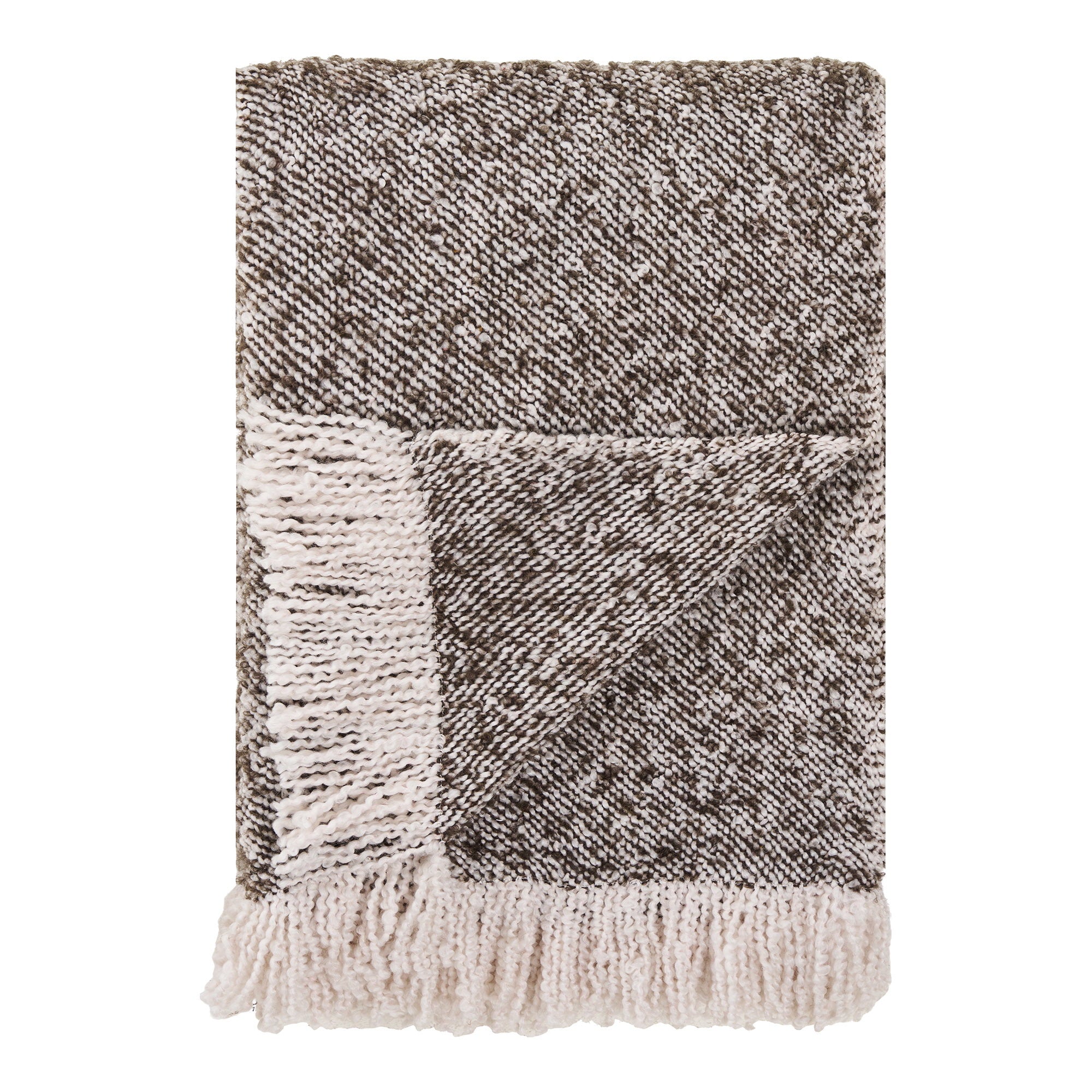 Sira Plaid — Beige / Brown