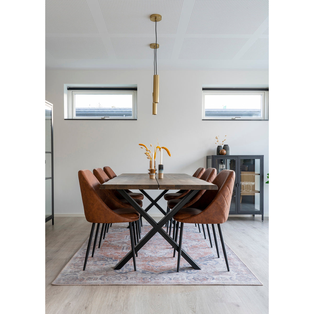 Havana Rug — Blue / Orange