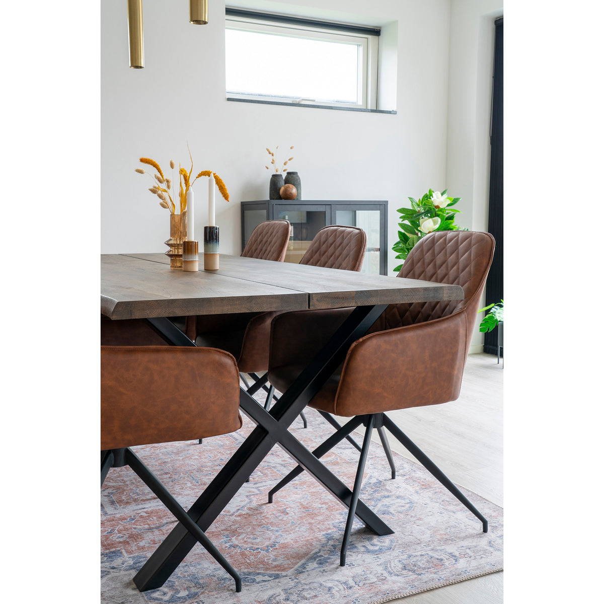 Havana Rug — Blue / Orange