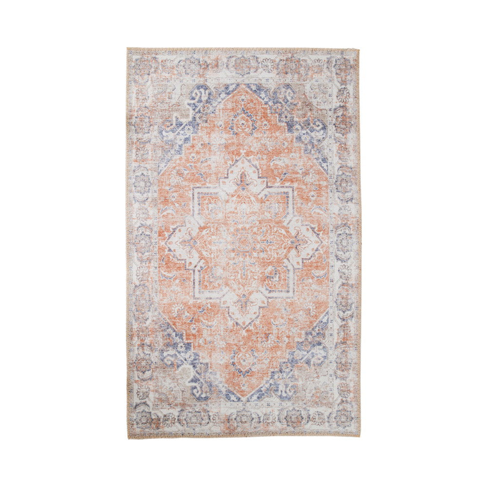 Havana Rug — Blue / Orange