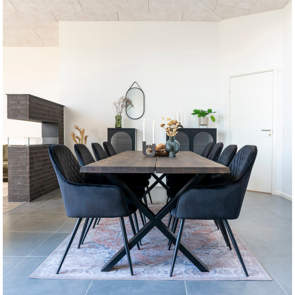Havana Rug — Blue / Orange