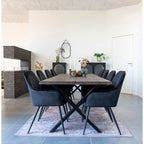 Havana Rug — Blue / Orange