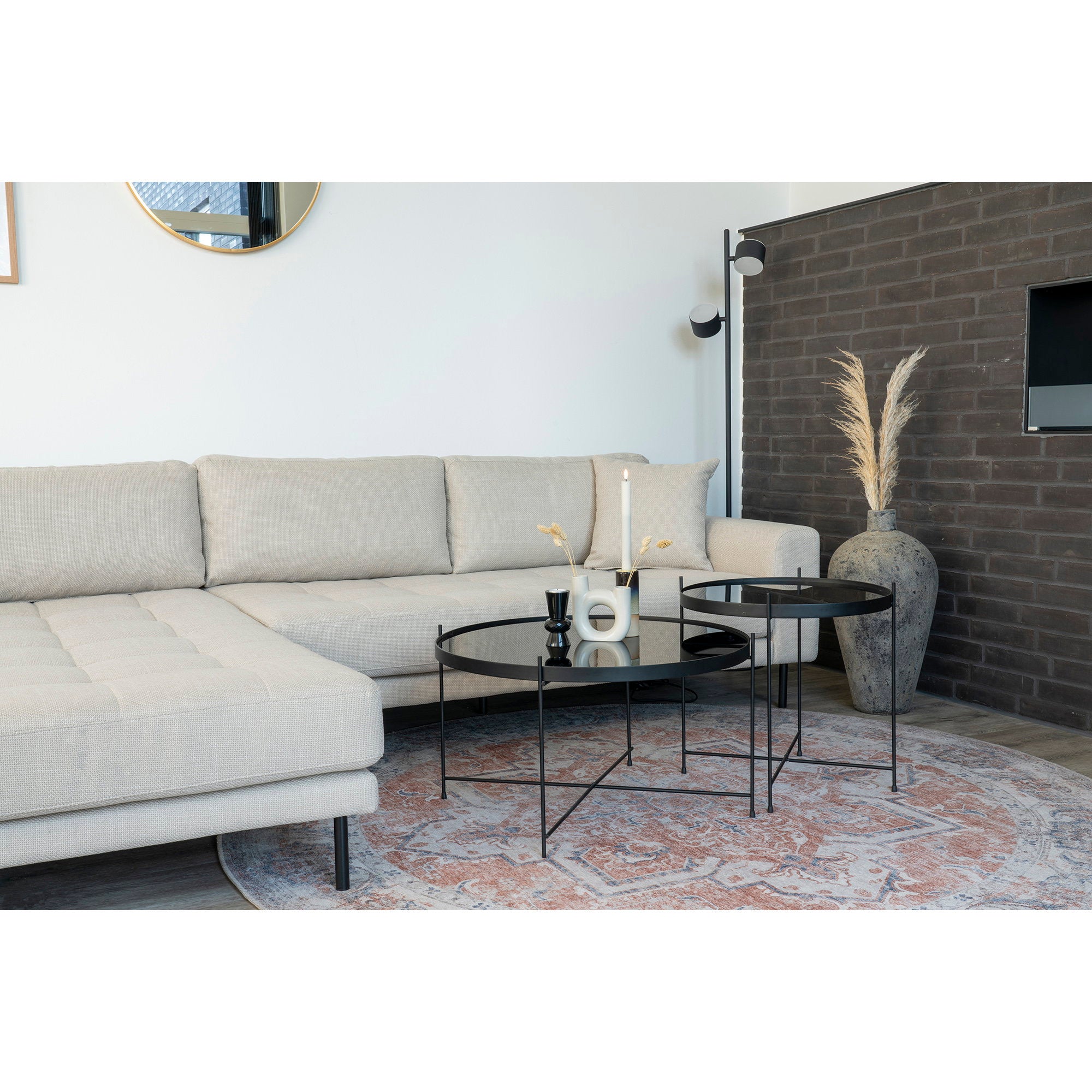 Havana Rug — Blue / Orange