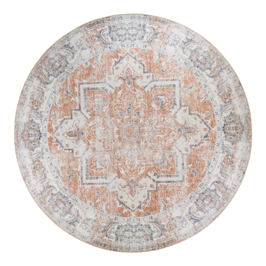 Havana Rug — Blue / Orange