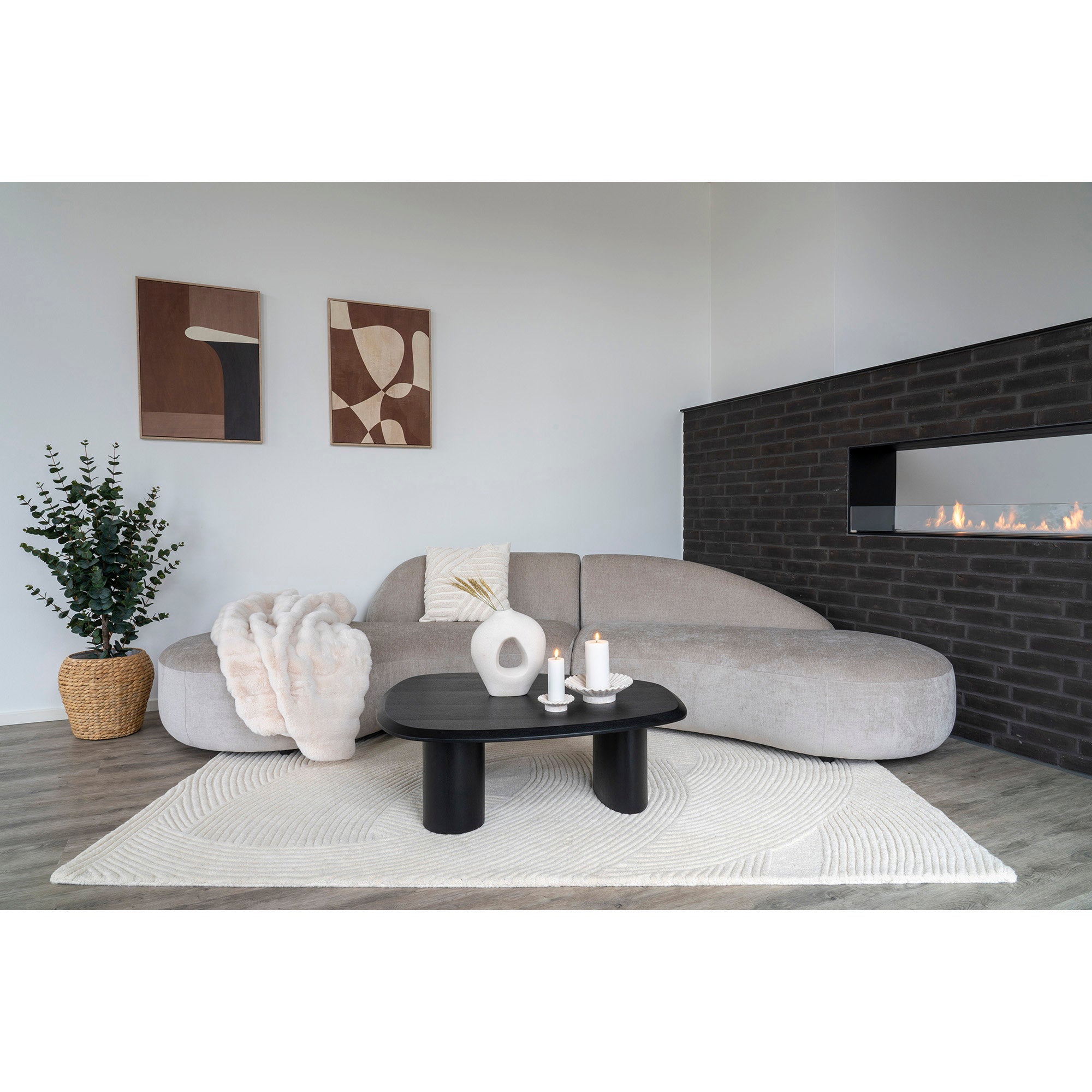 Pune Rug — Ivory