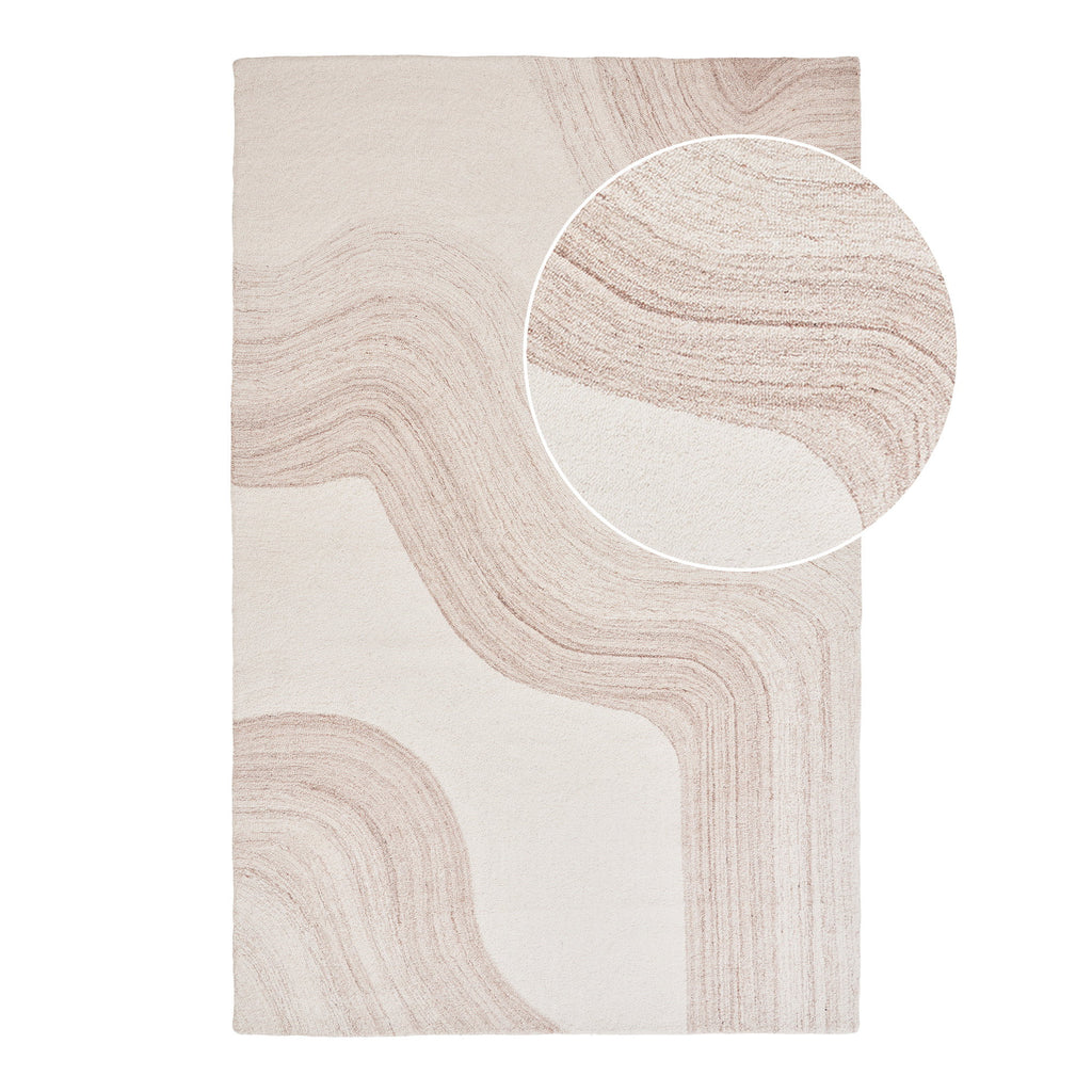 Surat Rug — Light Brown / Ivory