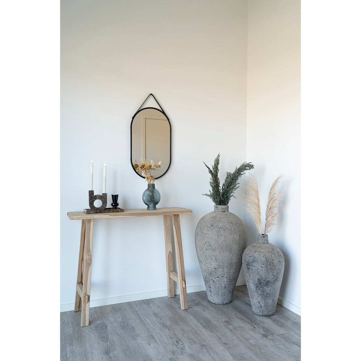 Trapani Mirror — Black