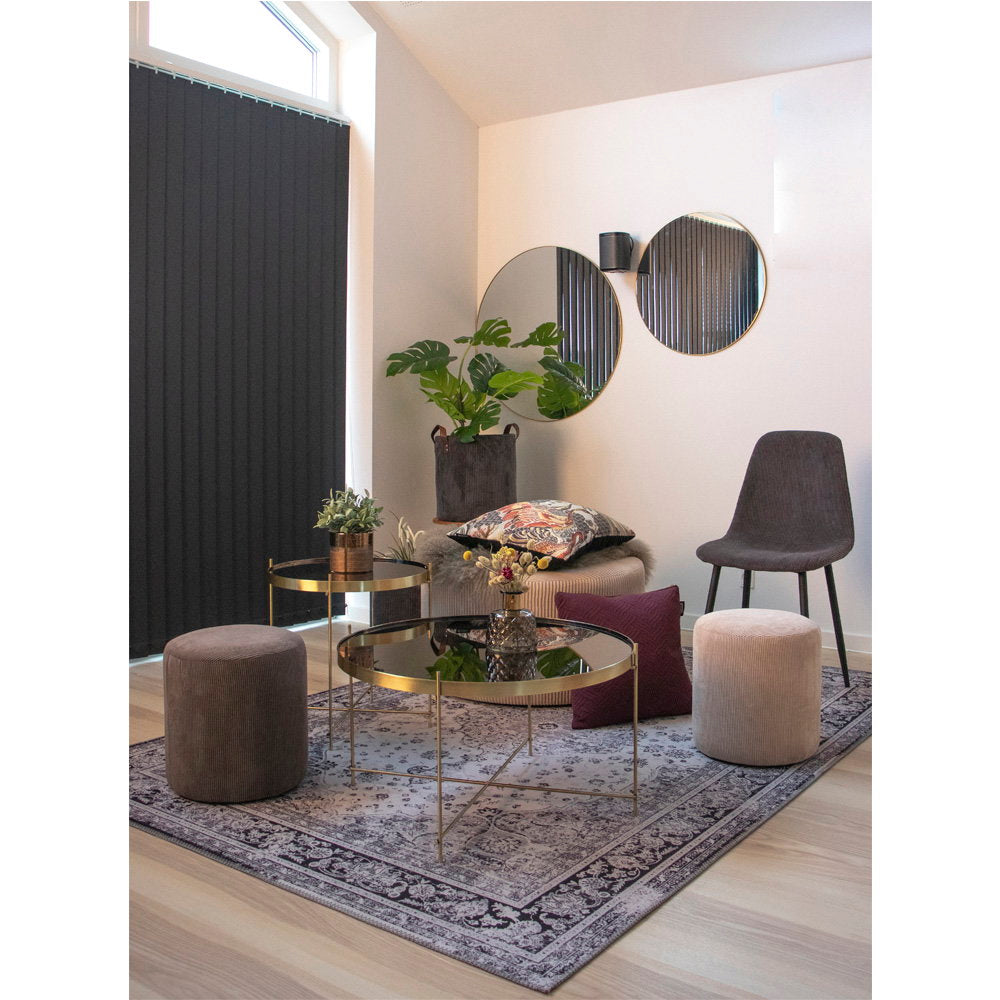 Jersey Mirror — Brass Look
