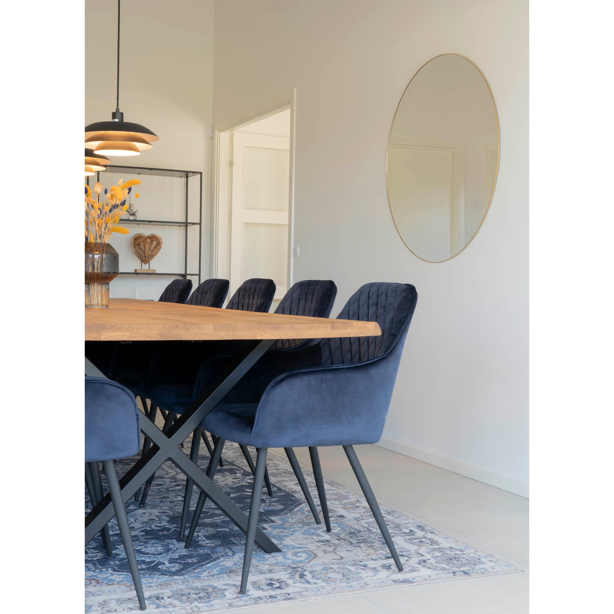 Jersey Mirror — Brass