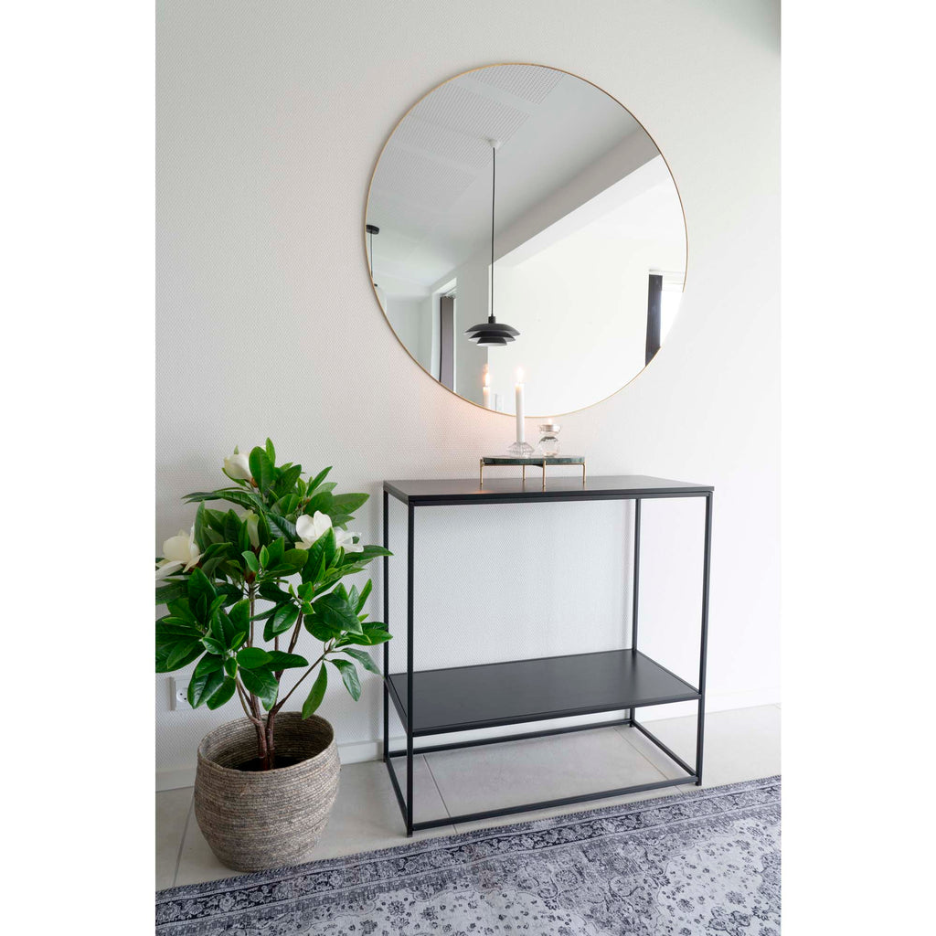 Jersey Mirror — Brass