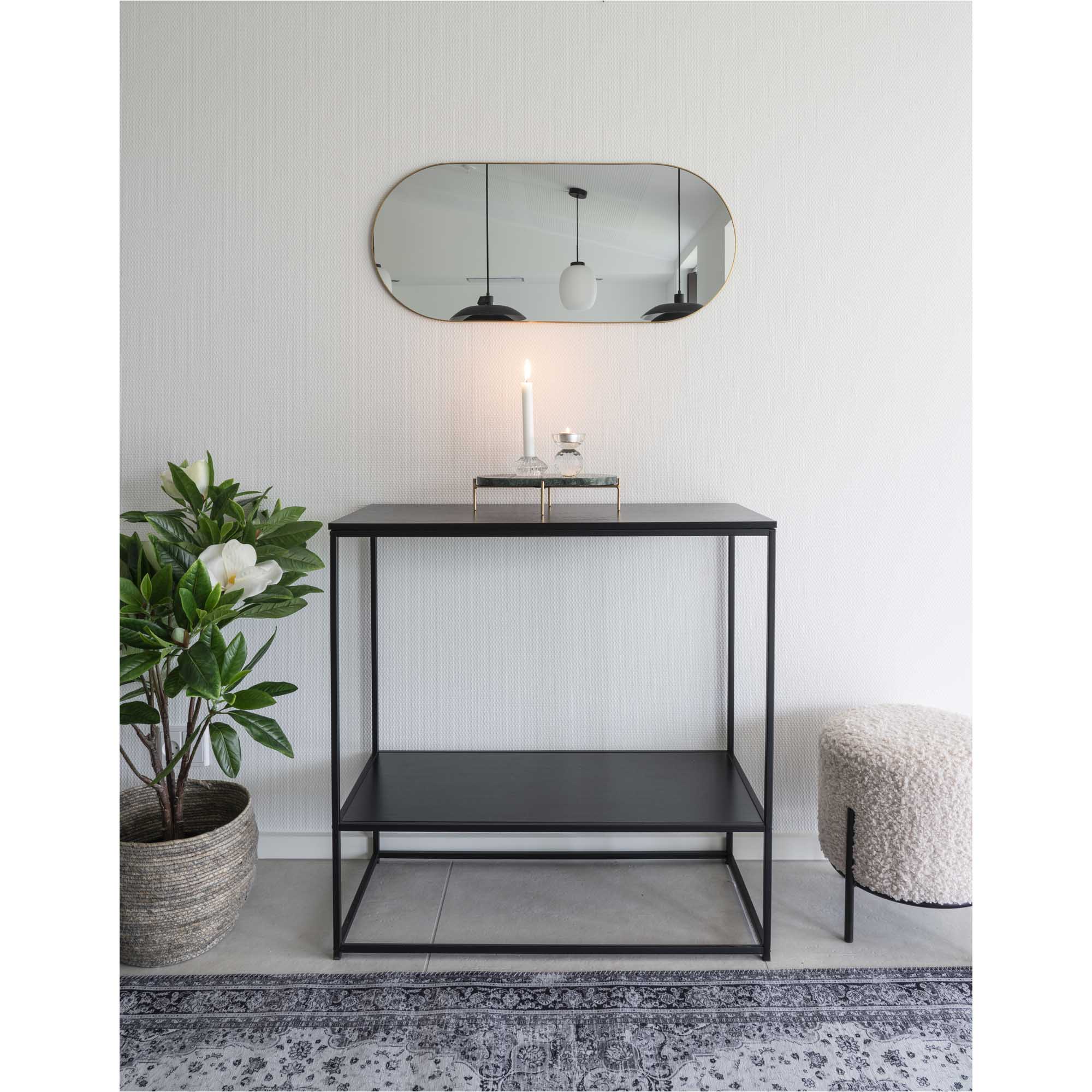 Jersey Mirror — Brass