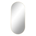 Jersey Mirror — Brass
