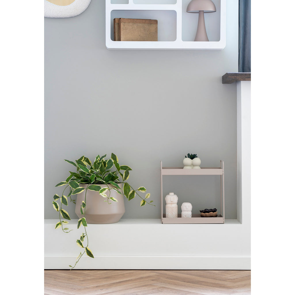 Rabo Standing Double Shelf — Sand