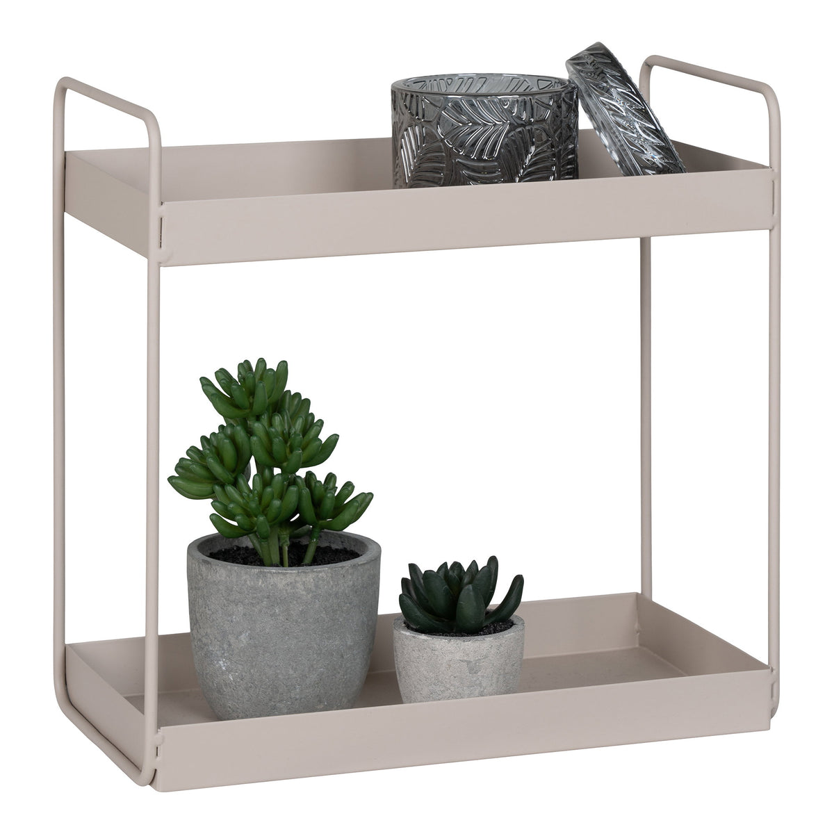Rabo Standing Double Shelf — Sand