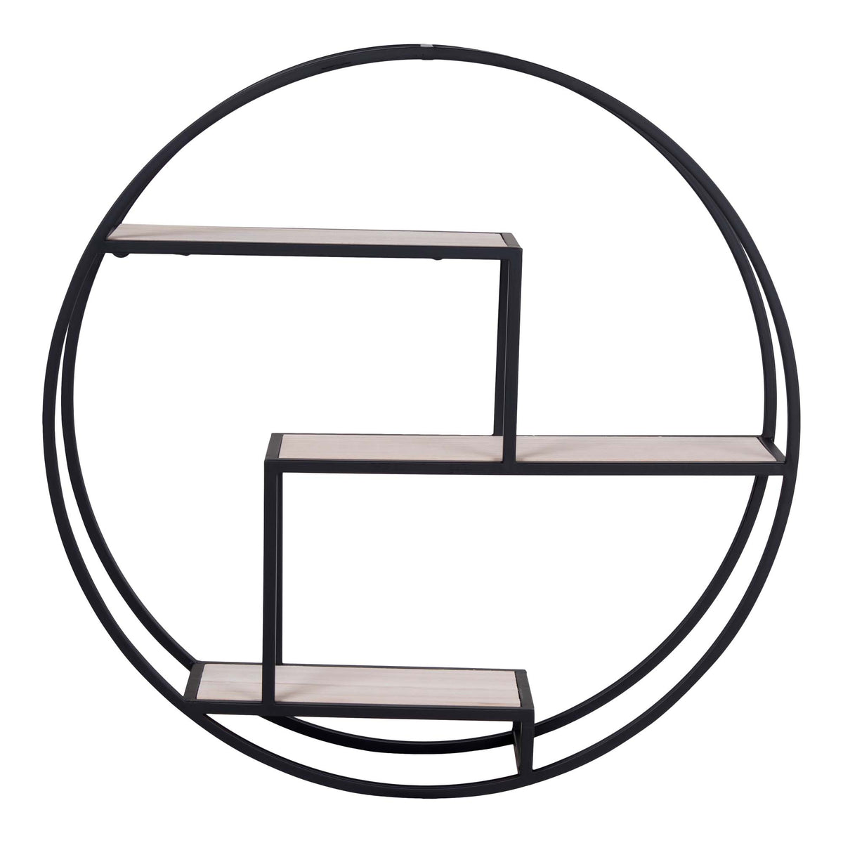 Rotterdam Wall Shelf — Black / Natural
