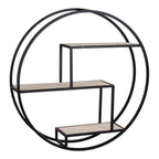Rotterdam Wall Shelf — Black / Natural