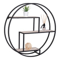 Rotterdam Wall Shelf — Black / Natural