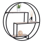 Rotterdam Wall Shelf — Black / Natural