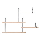Harlem Wall Shelf — Black / Natural