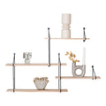 Harlem Wall Shelf — Black / Natural