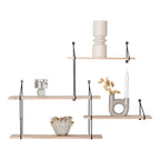 Harlem Wall Shelf — Black / Natural