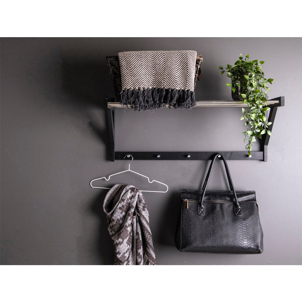 Padova Hat Shelf — Black
