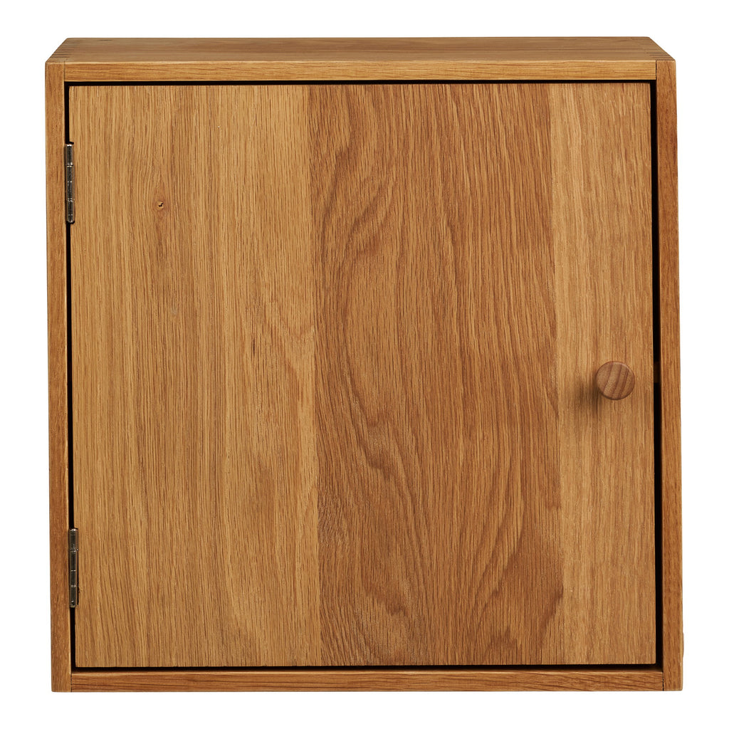 Townsville Wall Shelf with door — Natural