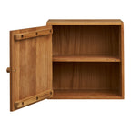 Townsville Wall Shelf with door — Natural