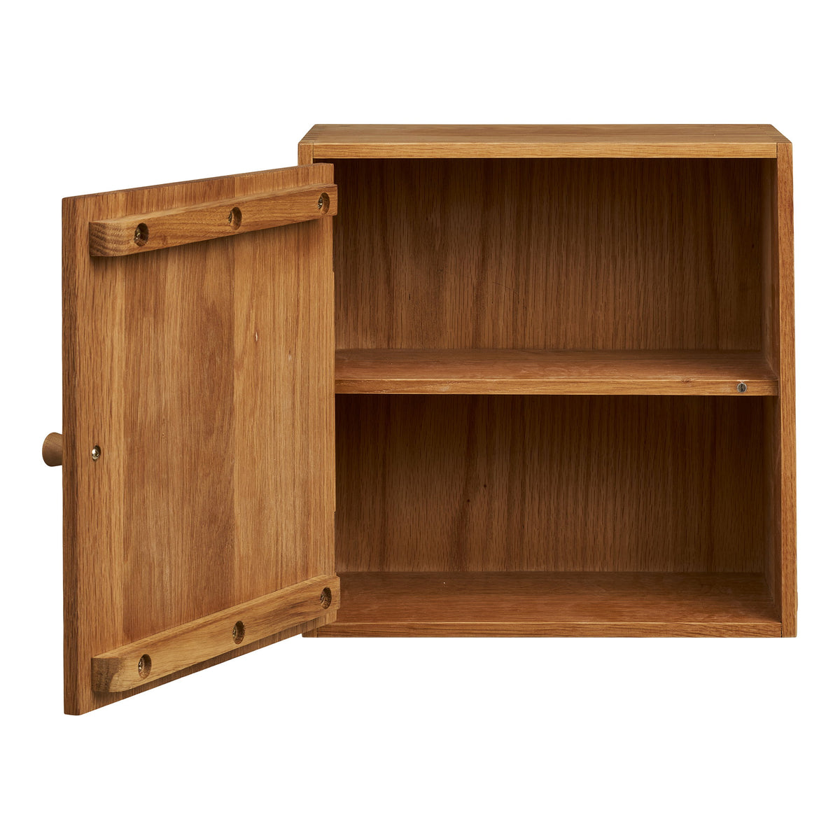 Townsville Wall Shelf with door — Natural