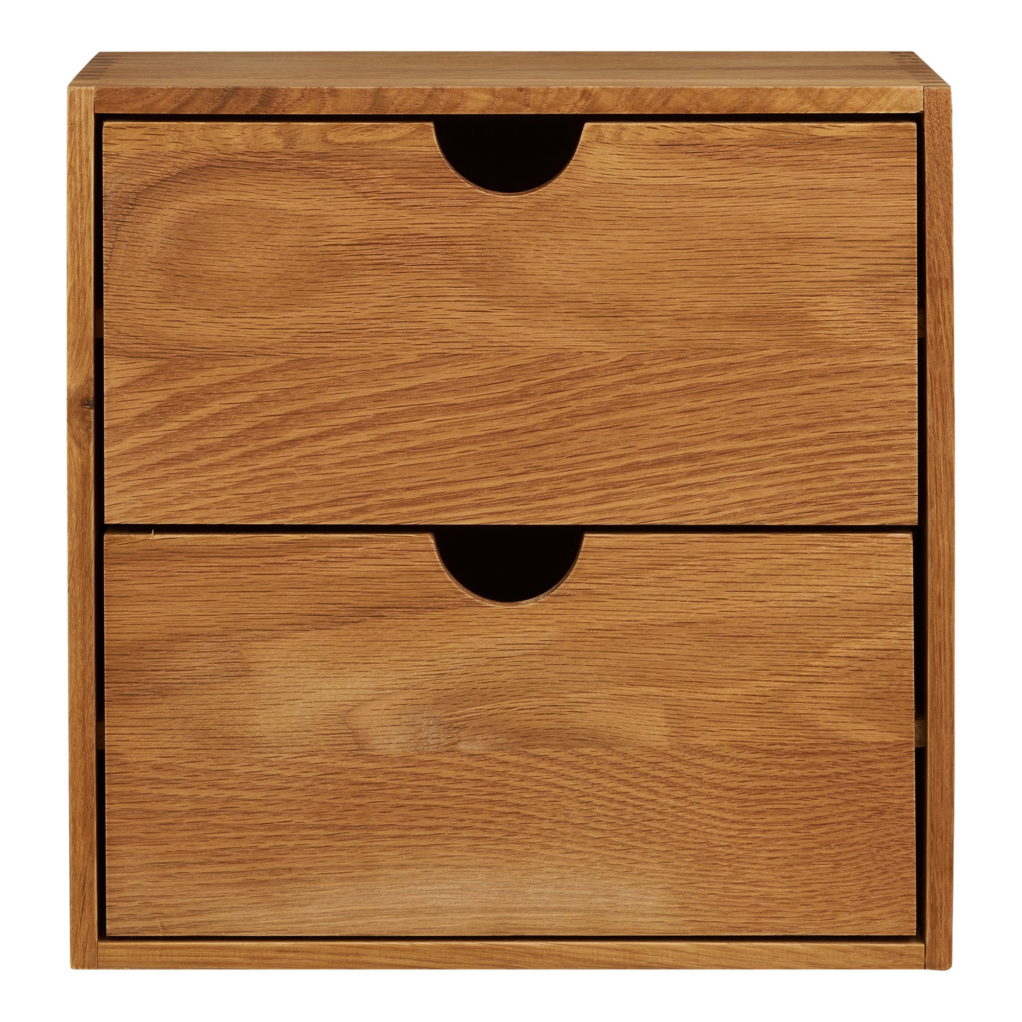 Townsville Wall Shelf with drawers — Natural