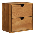 Townsville Wall Shelf with drawers — Natural