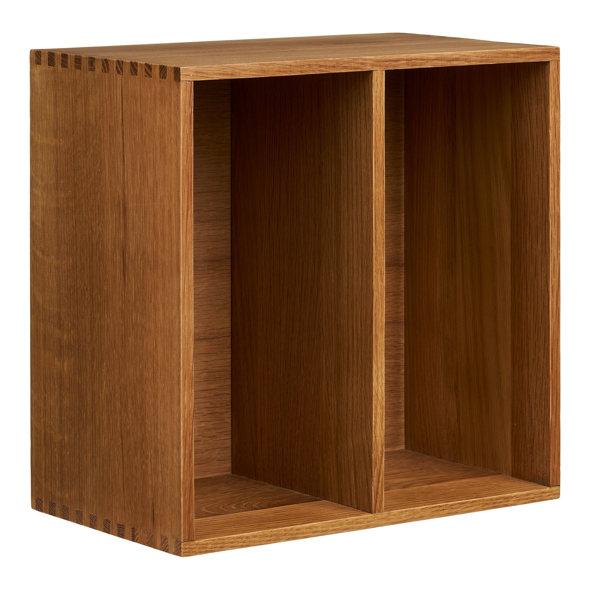Townsville Wall Shelf with vertical rooms — Natural
