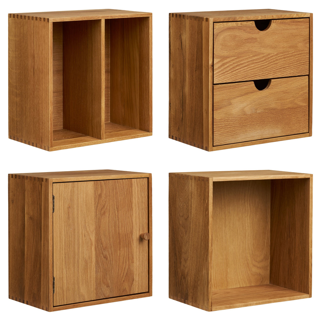 Townsville Wall Shelves, set of 4 — Natural