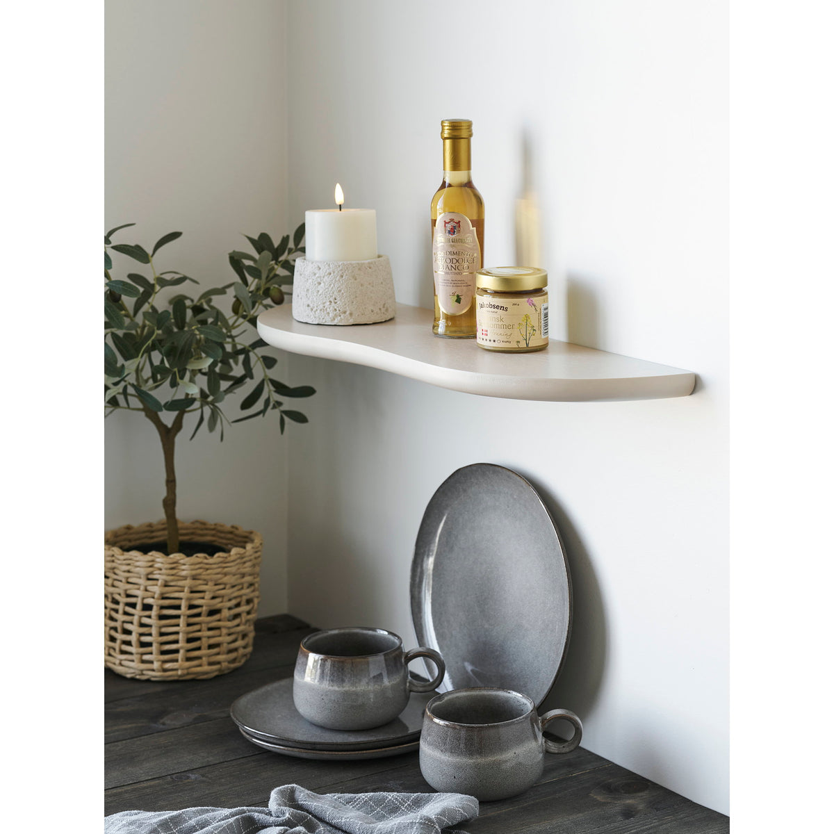 Botta Wall Shelf — Beige